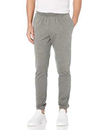 Champion Men's Jogger Sweatpants, Midweight Cotton Jogger Sweatpants for Men, Best Comfortable Joggers for Men, 31" Inseam Medium Oxford Gray-586532