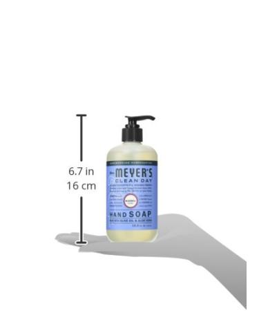 Mrs. Meyer's Bluebell Hand Soap 12.5 fl. oz - Pack of 6 | Essential Oils, Biodegradable Formula - Buy Online on GoSupps.com