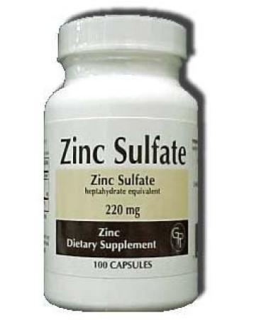 Zinc Sulfate heptahydrate equivalent 220Mg Capsules - 100 each