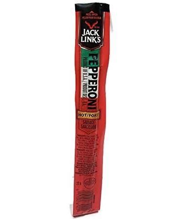 JACK LINKS HOT PEPPERONI - 20 Individually Wrapped 20g Sticks - Buy Online on GoSupps.com