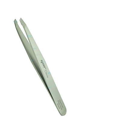 YNR Classic Eyebrow Tweezer Slanted Tip Made in German Stainless Steel | for Precision Removal of Tiny Hair | Smooth on The Skin Sharp on The Hair