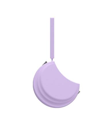 Silicone protective envelope with the handle thin container cover for girls women children men men trip rinsing and storage combination holder compact storage box box violet