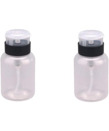 210ML Multifuktion Dispenser Cleanser BottlePush Down Manicure Nail Polish Remover Alcohol Bottle paints and adhesives Transparent and Black Squeeze bottle - Buy Online on GoSupps.com