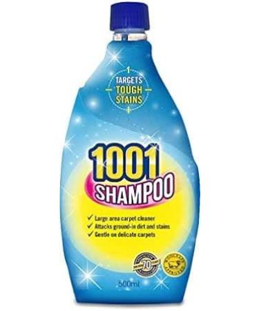 1001 Carpet Shampoo Perfect For Large and High Traffic Areas 500 ml & Carpet Machine Solution Perfect For Large and High Traffic Areas Gentle On Upholstery and Carpets 500 ml - Buy Online on GoSupps.com