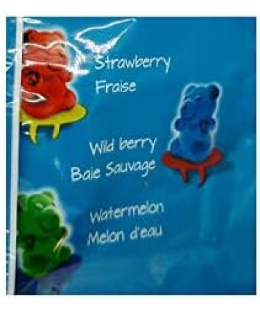 Teddy Bear Lollipop Rings 3 Pops/ Bag - Pack of 3 15g/Ring - Buy Online on GoSupps.com