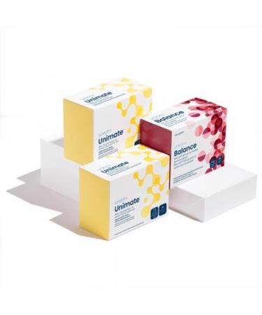 Feel Great: Natural Mixed berry Balance + Natural Lemon Unimate With Unicity Diamond Bottle 500 ML