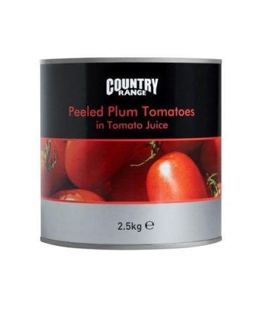 Country Range Peeled Plum Tomatoes 2.5kg