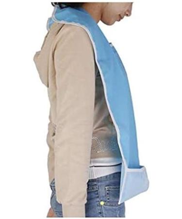 Bib for Elderly Waterproof Mealtime Bib Protector Aid Apron (Light Blue) - Buy Online on GoSupps.com