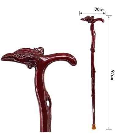 Wooden Cane Rosewood Faucet Crutches Old People Sticks Walking Sticks Walkers Gifts WoodenCanes for Men and Women decorate Selfless dedication - Buy Online on GoSupps.com