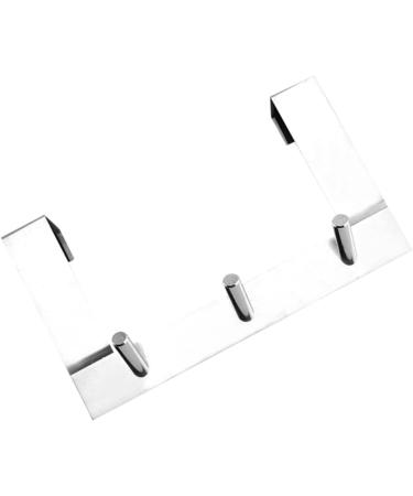 Holibanna 3pcs Stainless Towel Over The Door Bag Creative Organizer for Coat Steel Medium Hanger Rack Hook 21.3*12.4cmx3pcs As Shownx3pcs - Buy Online on GoSupps.com