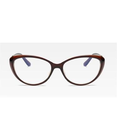 Fuqinqingoz Leopard Anti-Eyes Reading Glasses | Cute Blue Light Blocking Computer Glasses for Women | +100 Flat Light Mirror - Buy Online on GoSupps.com