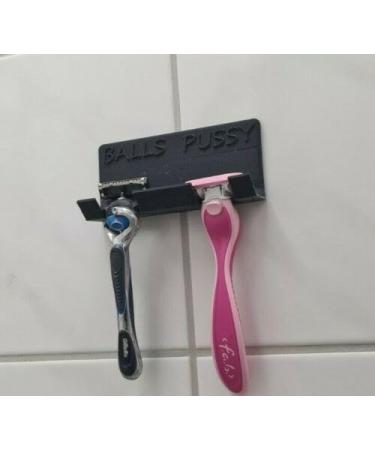 Performance Print Parts Razor Holder Balls & Pussy Wet Razor for the Shower Holder