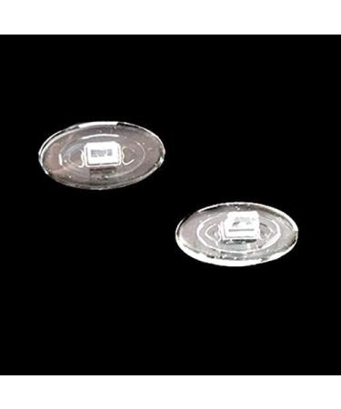 Eyeglasses Nose Pads 15mm 6 Pairs Oval Pushin Nose Pieces Push in Soft Silicone Slide in Nose Pads Nosepads for Eye Glasses Eyeglasses Sunglasses 15mmx8mm - Buy Online on GoSupps.com