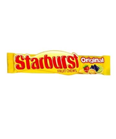 Starburst Fruit Chews - Original (4x45g) - Pack of 6 Delicious Tasty And Twisty Treat Gift Hamper For Birthday Christmas Sold By Kidzbuzz