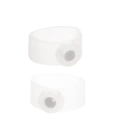 SOIMISS Silicone Gel Toe Separators Bunion Cushion Protector Corrector Bunion Relief Big Toe Joint Bunion Pad for Men Women 2pcs Style 8