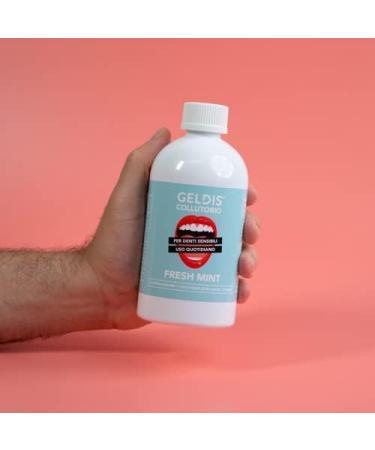 GELDIS Fluoride Mouthwash - Antibacterial Mouthwash with Zinc Lactate Guarantees Oral Protection Alcohol-Free 100% Recyclable Flavored Mouthwash (MINT 500 ml) - Buy Online on GoSupps.com