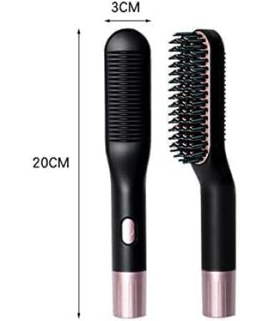 Professional Hair Styling Tool | Tourmaline Ceramic Curling & Straightening Brush | Large Multifunctional Design for Global Shipping - Buy Online on GoSupps.com