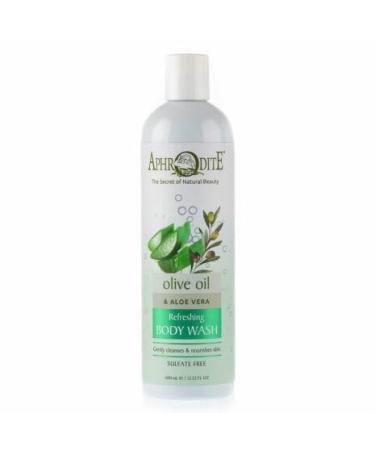 Aphrodite Refreshing Body Wash with Aloe Vera and Olive Oil 13.5 fl oz