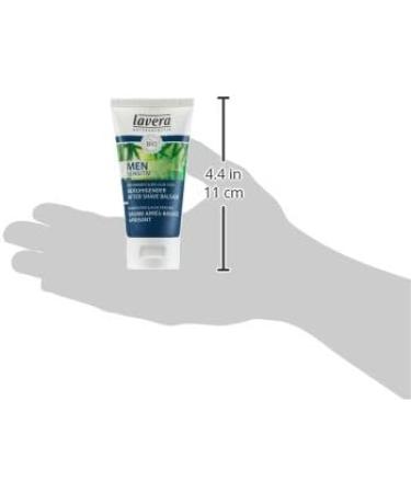 Lavera Men Sensitiv Aftershave Balm with Organic Bamboo & Aloe Vera 50ml - Soothes Sensitive Skin, Prevents Redness - Vegan & Organic - Buy Online on GoSupps.com