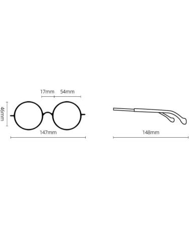 Zhuyiqz Anti-UV Reading Glasses | Stylish Oversized Computer Readers | Anti-Blue Light | Clear-Black +150 for Women - Buy Online on GoSupps.com