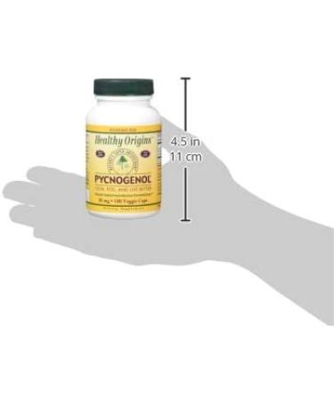 Healthy Origins Pycnogenol 30 mg Veg Capsules - 180 Count Pack of 1 - Buy Online on GoSupps.com
