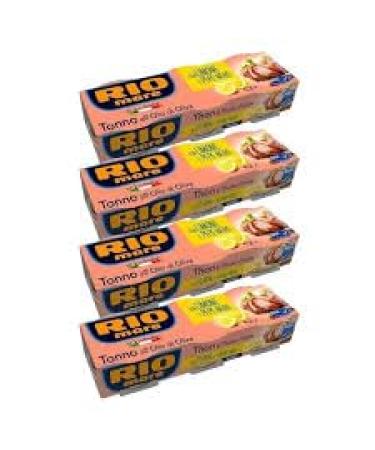 Rio Mare Tuna in Olive Oil 80g(Pack of 12) | Premium Italian Tuna | Rich in Flavor and Omega-3 | Freashness Sealed in Tin | Mediterranean Delicacy | Sustainably Sourced