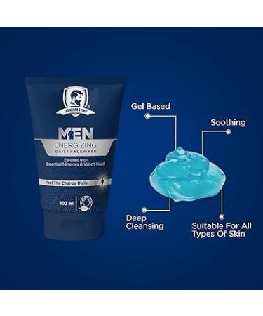 Daily Cleansing Facewash for Men - Mineral-Enriched 100g | Refreshing & Purifying - Buy Online on GoSupps.com