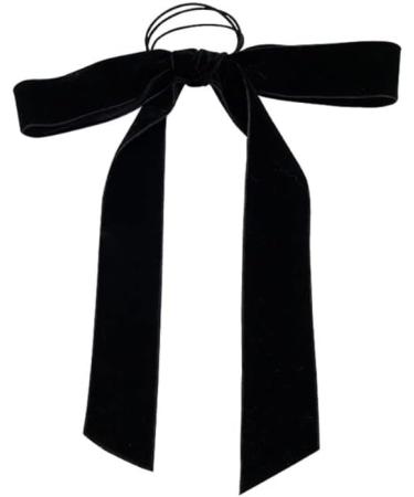 Long Velvet Hair Bow Tail Large Bow Hair Clips Big Satin Bow Headwear for Women and Girls Gifts - Buy Online on GoSupps.com