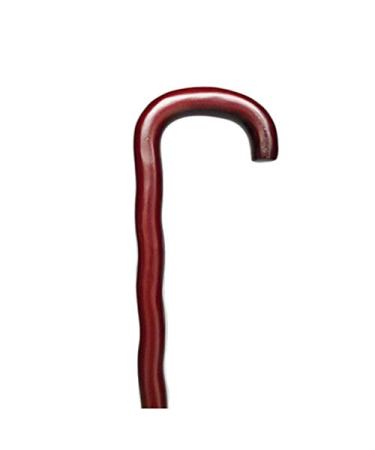 Disabled&Elderly Lightweight Non-Slip Solid Wood Canes Men&Women Hiking Wood Walking Sticks Mountaineering Crutch-92cm powerfully