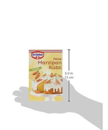 Dr. Oetker Feine Marzipan R bli - Carrot Shaped Edible Cake Decorations for Carrot Cakes 42g - Buy Online on GoSupps.com