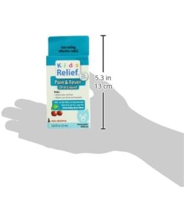 Kids Relief Pain & Fever Homeopathic Oral Liquid - 0.85 fl oz - Buy Online on GoSupps.com