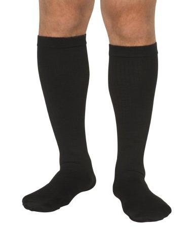 SCOTT Diabetic Compression Socks Calf Black Small (MCO1681 BLA SM Sold Per Pair)