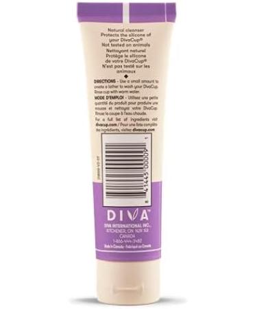 DivaCup DivaWash 60 mL - PH Balanced Menstrual Cup Wash for Feminine Hygiene - Buy Online on GoSupps.com
