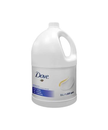 Dove 5Liter PRO Body Wash Daily Moisturizer Refill Bottles (1) 169.07 Fl Oz (Pack of 1) Fresh