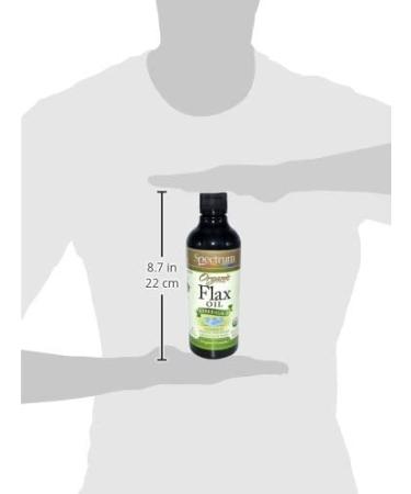 Spectrum Essentials Organic Flax Oil - 24 fl oz | Pure & Cold-Pressed - Buy Online on GoSupps.com