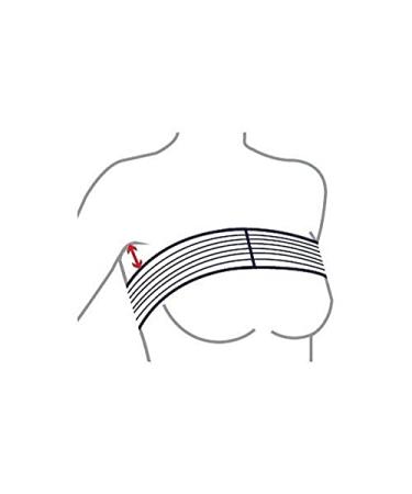 Cilipuloy Chest Compression Support Band - Post Surgery Breast Stabilizer for Augmentation & Reduction - One Size Black - Buy Online on GoSupps.com