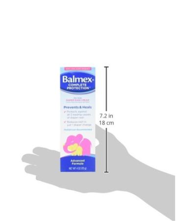 Balmex Diaper Rash Cream 4 oz (Pack of 5) - Gentle Protection for Baby's Skin - Buy Online on GoSupps.com