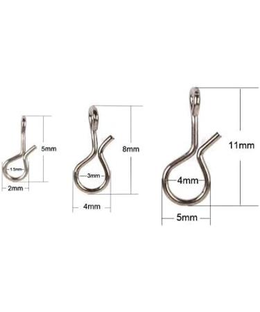 Maximumcatch 200 Pack Fly Fishing Accessories | Snaps Hooks Jigs & Bait with Mini Fly Box - Stainless Steel Quick Change No-Knot 5mm 8mm & 11mm - Buy Online on GoSupps.com