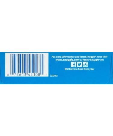 Snuggle Fabric Softener Sheets - Blue Sparkle 40 ct | Softens & Freshens Clothes | Buy Internationally - Buy Online on GoSupps.com