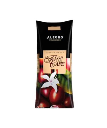 Alegro La Flor del Caf Lot de 3 Sachets de Caf en Grains Torr faction Naturelle 1 Kg par Sachet Total 3 Kg