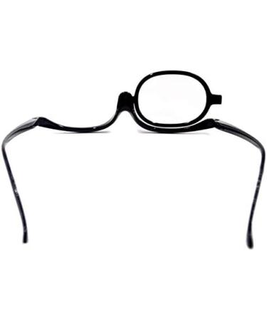 MEGAUK Makeup Glasses +3.5 | Stylish Reading Glasses for Presbyopia | Visual Aid & Reading Aid in Black - Buy Online on GoSupps.com