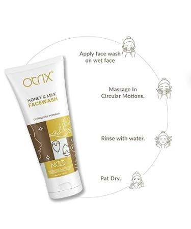 Honey and Milk Face Wash | Deep Cleansing & Moisturizing | Gentle Natural Formula for All Skin Types | Unisex 100ml - Buy Online on GoSupps.com