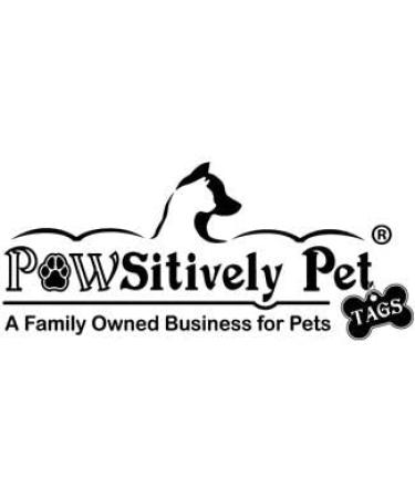 Pawsitively Pet Tags Custom Stainless Steel Pet ID Tags - Front and Back Engraved - Personalized for Dogs and Cats - Bone Shape 1 x 1-1/2 - Buy Online on GoSupps.com