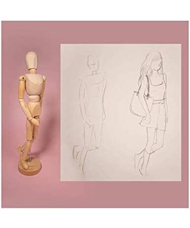 Wooden Mannequin Artist Mannequin Drawing Mannequin With Stand And Flexible  Body