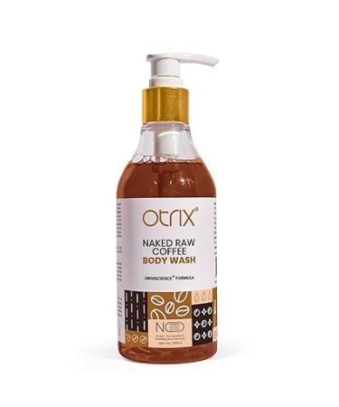Naked Raw Coffee Body Wash | Invigorating Skin Exfoliation & Nourishment | Antioxidant-Rich Natural Essential Oils Hydrating Formula | Body Wash For Women & Men | 290ml