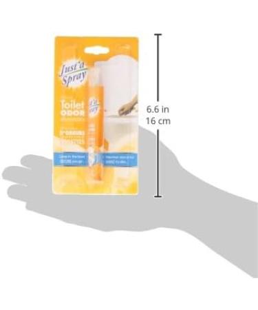 Just a Spray Before You Go Toilet Odor Eliminator Citrus 9 ml - Poop Spray Pocket Toilet Spray Travel Size Personal Freshener. - Buy Online on GoSupps.com