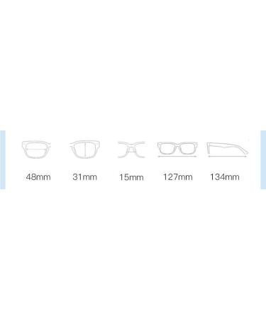 Shop Fashion Anti Blue Light Reading Glasses - Stylish & UV Protection for Men/Women | +100 Black-Blue Eyeglasses - Buy Online on GoSupps.com