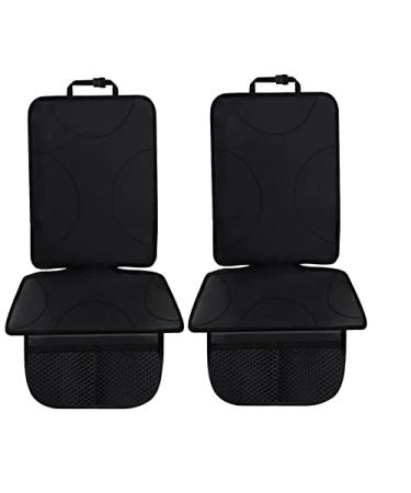 Cozywind Car seat cover Car Seat Protector 2 pieces Child seat pad Is ofix Suitable seat cover Car child seat with thickest padding waterproof Black