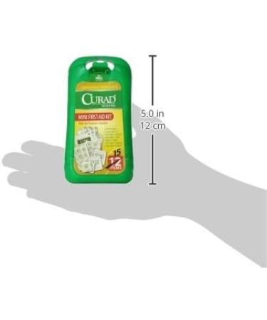 Curad Mini First Aid Kit - 15 Piece Set for Emergency Preparedness - Buy Online on GoSupps.com
