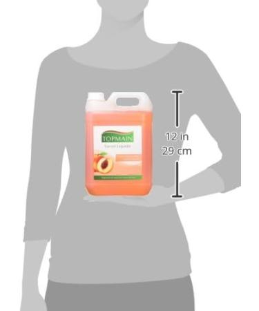 TOPMAIN - Savon main liquide - Formule nettoyante et d graissante - doux et hydratant - Parfum p che - 5L - Fabrication fran aise Unique - Buy Online on GoSupps.com